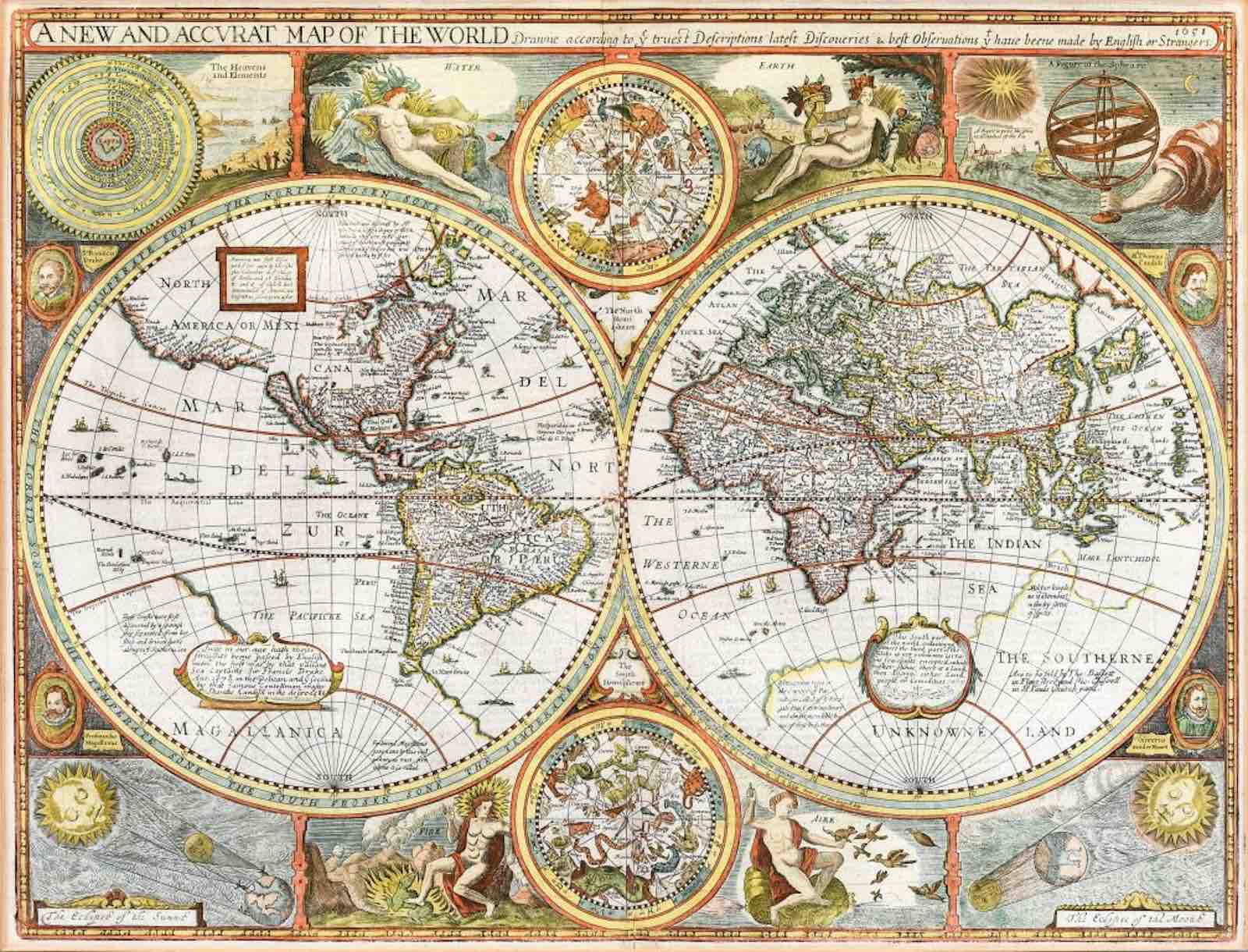 John Speed ‘A New and Accurate Map of the World – Sold for £5,500