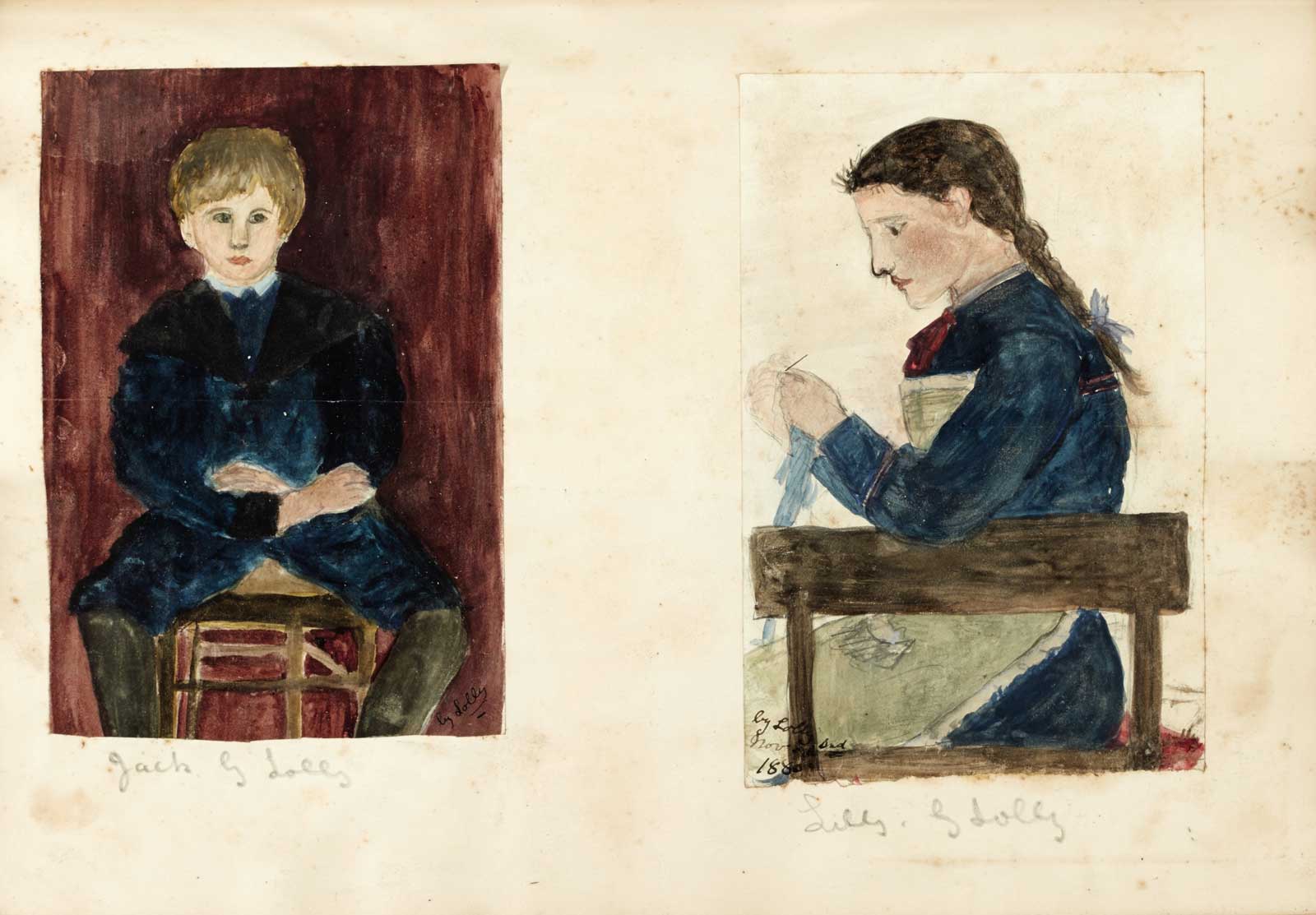 Described as the “Yeats Family Scrapbook"