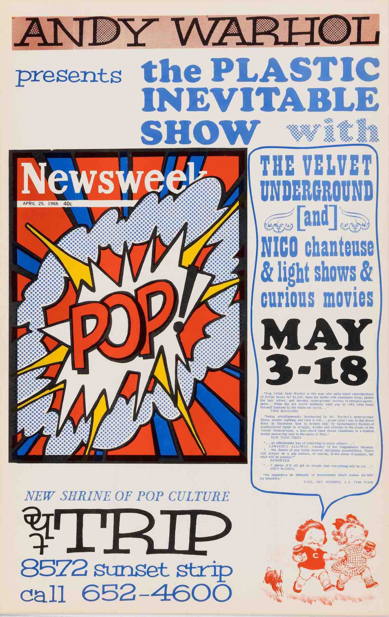 Velvet Underground and Andy Warhol 1966