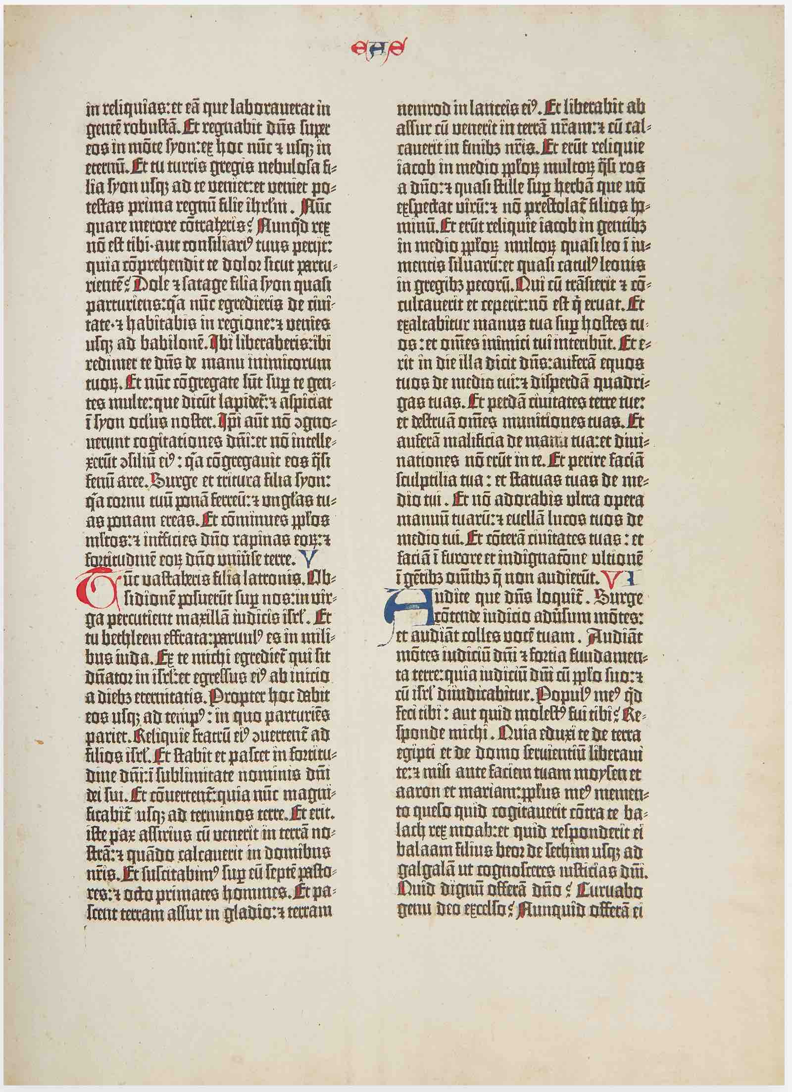 Lot 91: Gutenberg Leaf