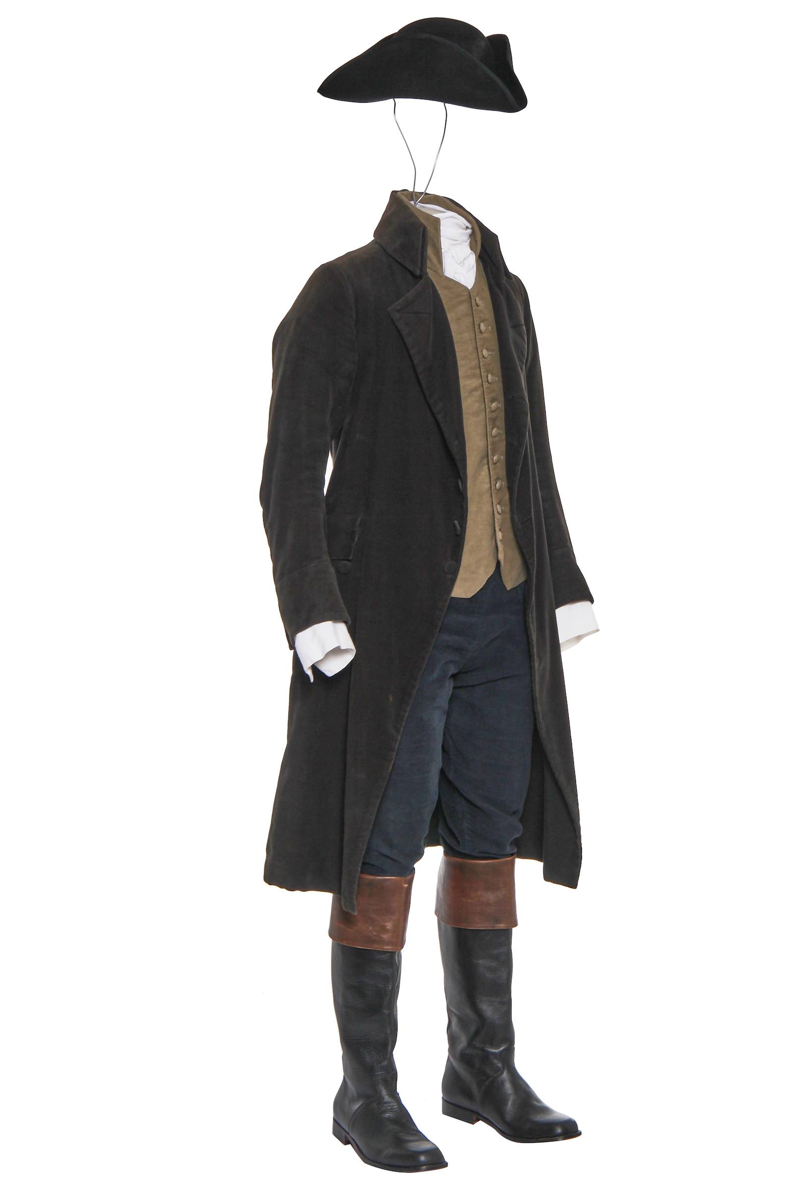 Aidan Turner's costume as Ross Poldark for the television series Poldark