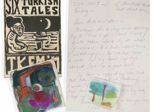 Tracey Emin's Six Turkish Tales with autographed letter to Ruth Fainlight and Alan Sillitoe