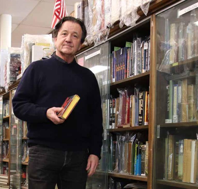 Bookseller Chuck Roberts