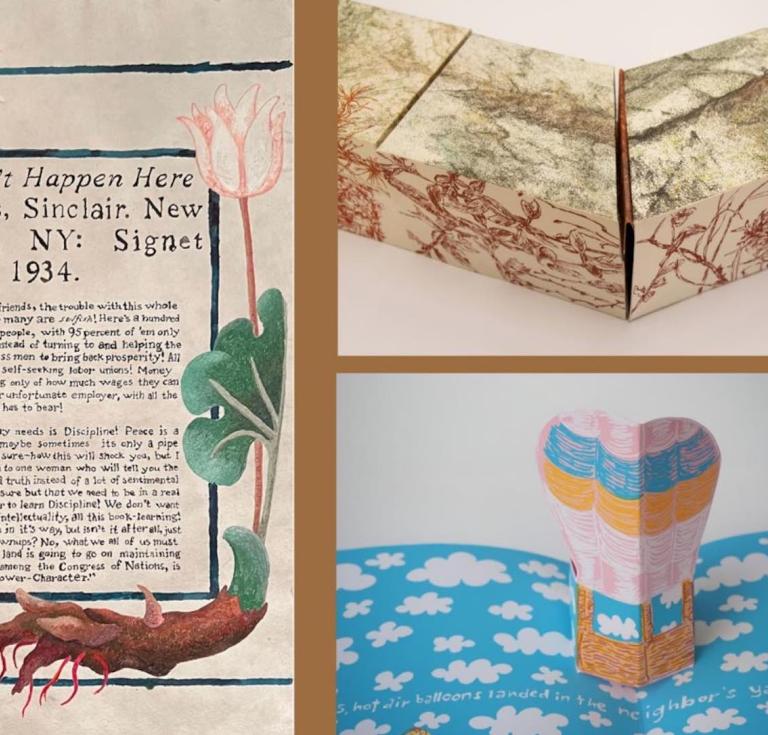 Jerome Book Arts Residency exhibition work