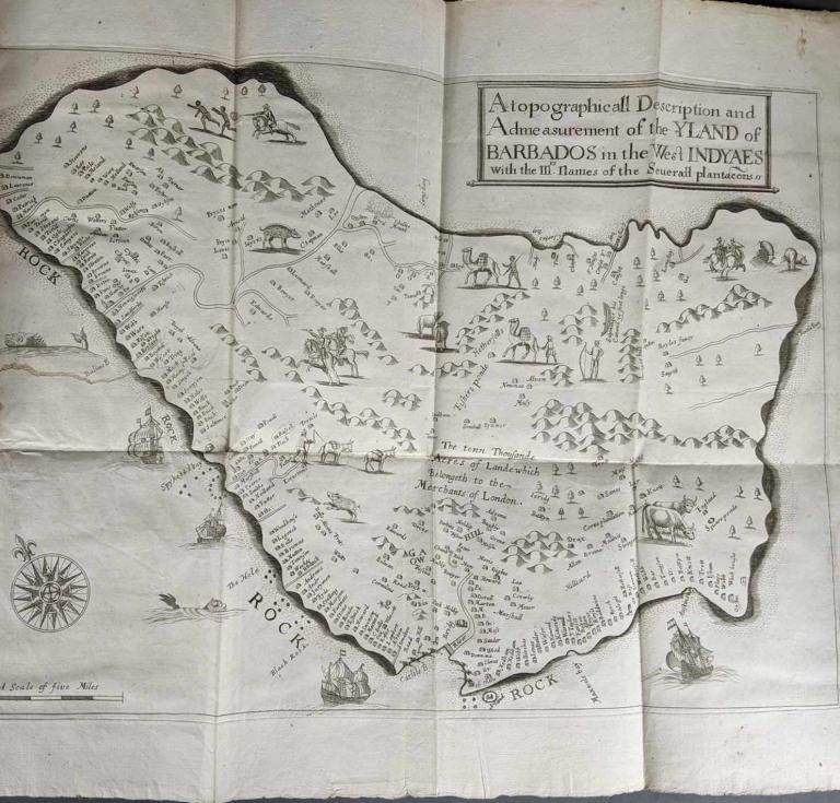 Second edition copy of A True & Exact History of the Island of Barbadoes (1673)