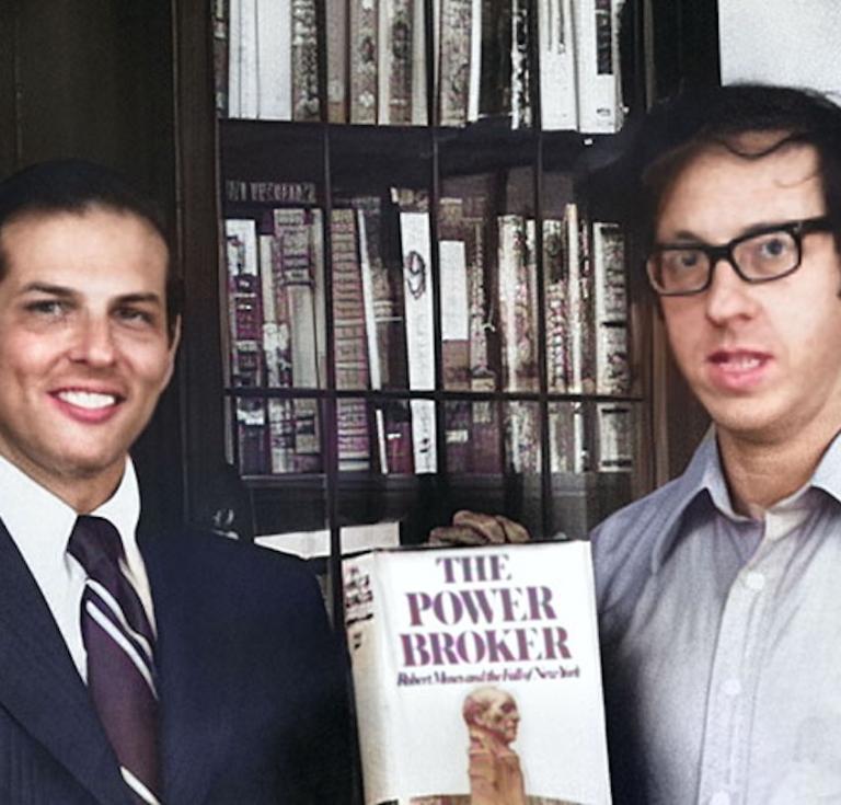 Robert A. Caro and Robert Gottlieb