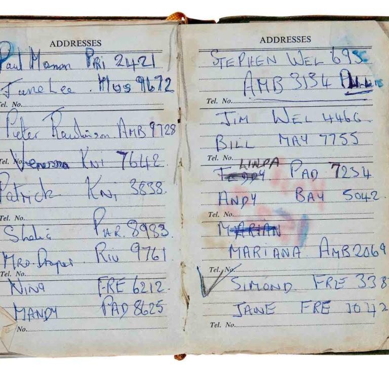 Christine Keeler's diary